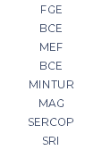 FGE BCE MEF BCE MINTUR MAG SERCOP SRI