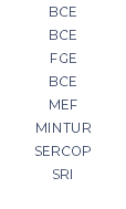 BCE BCE FGE BCE MEF MINTUR SERCOP SRI 