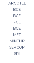 ARCOTEL BCE BCE FGE BCE MEF MINTUR SERCOP SRI 