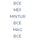 BCE MEF MINTUR BCE MAG BCE