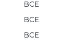 BCE BCE BCE 