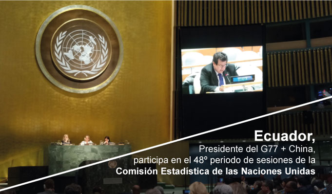 INEC participa en el 48° periodo de sesiones de la Comisión de Estadística de las Naciones Unidas