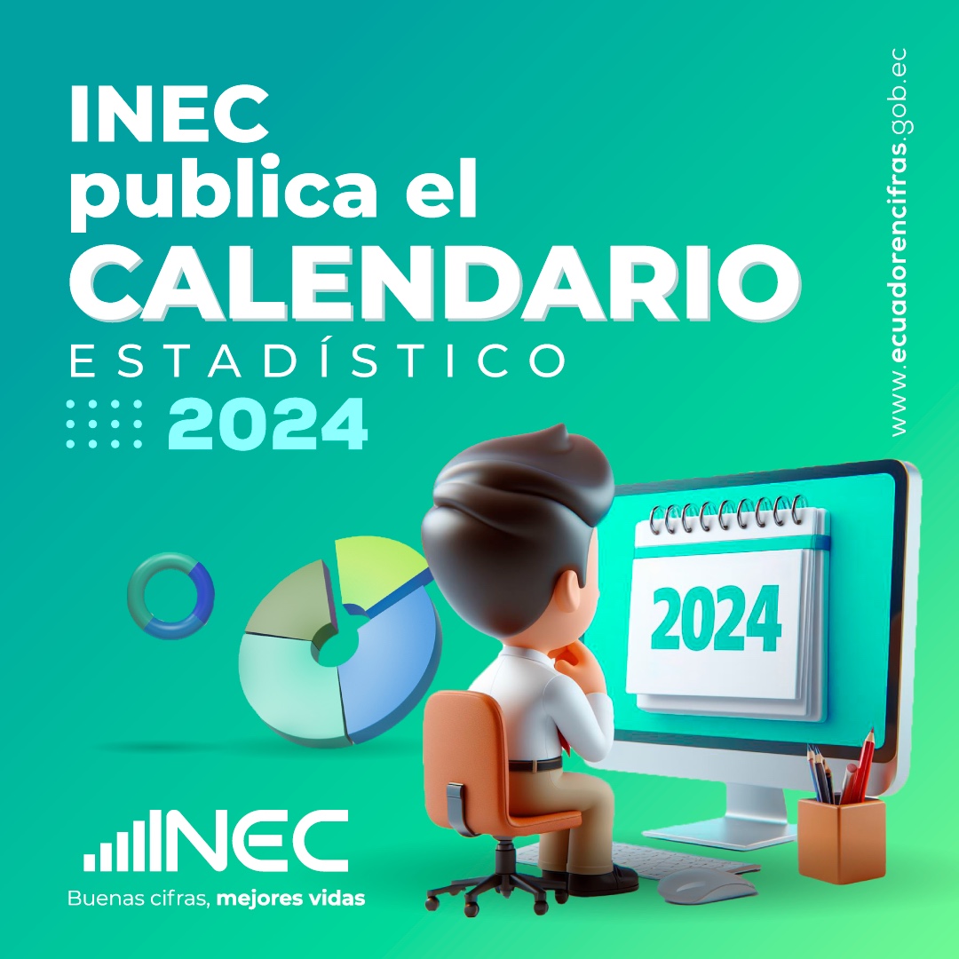 INEC PÚBLICA EL CALENDARIO ESTADÍSTICO 2024