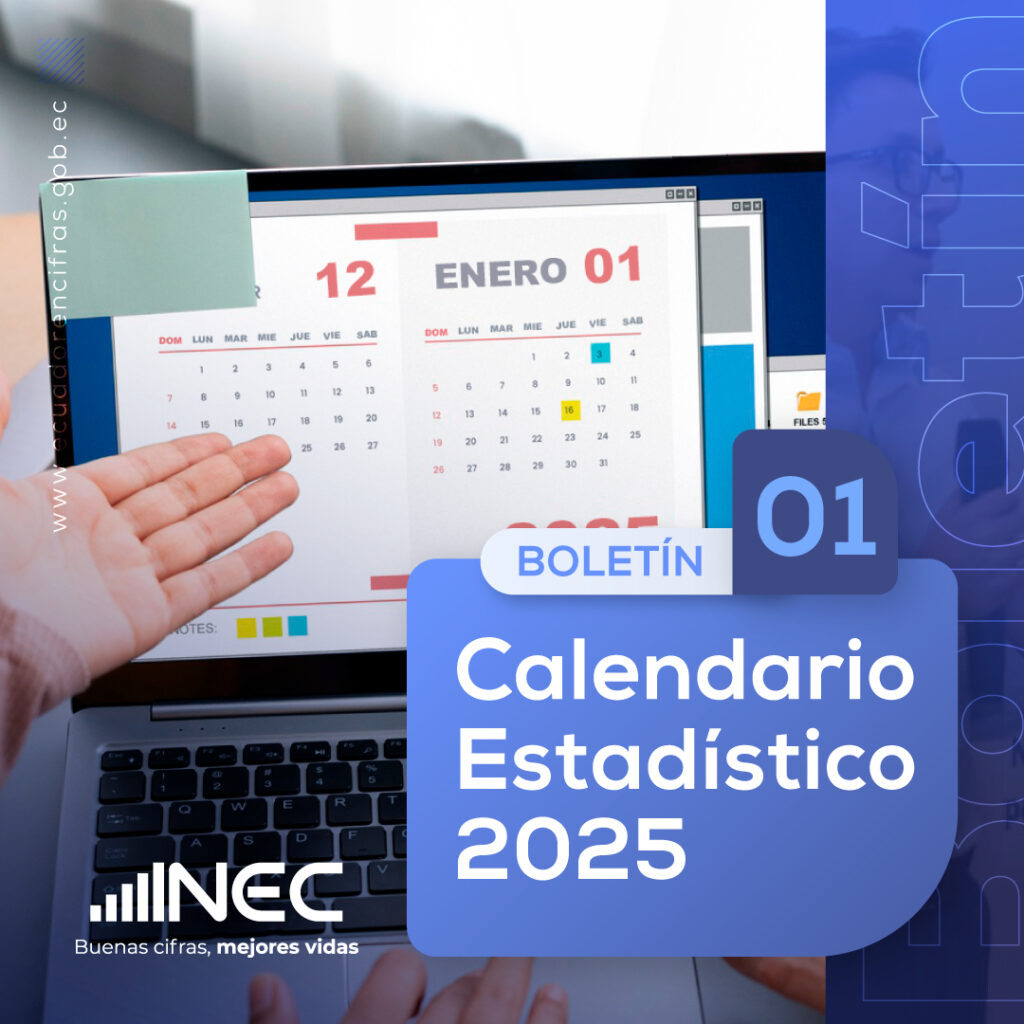 INEC PUBLICA EL CALENDARIO ESTADÍSTICO 2025 Instituto Nacional de Estadística y Censos