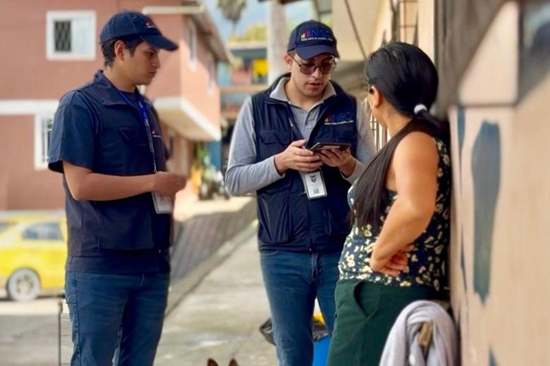 INEC EJECUTA LA PRUEBA PILOTO DE LA ENCUESTA NACIONAL DE RELACIONES FAMILIARES Y VIOLENCIA DE GÉNERO CONTRA LAS MUJERES