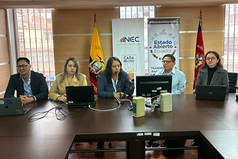 INEC lidera la Estrategia Nacional de Calidad de Datos Públicos para fortalecer la transparencia y la confianza ciudadana