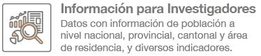 Información para investigadores